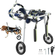Αναπηρικό αμαξίδιο VEVOR 2 Wheels Pet για Πίσω Πόδια Σκύλος Αναπηρικό καροτσάκι/Ρυθμιζόμενο καρότσι (XS)