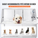 VEVOR 1.27M Dog Cat Grooming Μπανιέρα Μπανιέρα Πλυντήριο Ηλεκτρική Ρύθμιση ύψους