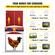 VEVOR Automatic Chicken Coop Door, Auto Open/Close, Gear Lifter Galvanized Poultry Gate με βραδινό και πρωί καθυστερημένο άνοιγμα και αισθητήρα φωτός, οθόνη LCD με μπαταρία, για πάπια, κόκκινο
