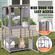 VEVOR Cat House Outdoor, 3 επιπέδων Large Catio, περίβλημα για γάτες με περιστρεφόμενους τροχούς 360°, 2 πλατφόρμες, ένα κουτί στήριξης και μεγάλη μπροστινή πόρτα, 29,9 x 34 x 64,1 ίντσες
