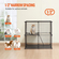 VEVOR Μεγάλο Κλουβί Γάτας 2 επιπέδων 28 x 28 x 28&quot; Μεταλλικό συρμάτινο παρκοκρέβατο με σκάλα