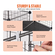 VEVOR Μεγάλο κλουβί για γάτες 4 επιπέδων 41 x 41 x 55&quot; Μεταλλικό περίβλημα γάτας με αιώρα