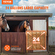 VEVOR Livestock Hay Feeder 2 Packs 24 Galllons Επιτοίχια σχάρα κατσίκας