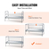 VEVOR Livestock Hay Feeder 2 in 1 Grain &amp; Hay Feeder 80 γαλόνια για πρόβατα