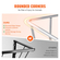 VEVOR Livestock Hay Feeder 18,5 γαλονιών Επιτοίχια ράφι σανού κατσίκας για άλογα