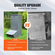 VEVOR Hog Feeder 2.2 Bushel Metal Double Door Pig Feeder που ταΐζει έως και 5 γουρούνια