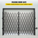 VEVOR Διπλή Πτυσσόμενη Πύλη Ασφαλείας, 6-1/2&#039; Υ x 12&#039; W Πτυσσόμενη Πύλη Πόρτας, Πύλη Ασφαλείας από χάλυβα ακορντεόν, Εύκαμπτη Διευρυόμενη Πύλη Ασφαλείας, Κυλιόμενη Πύλη Barricade 360°, Πύλη ψαλιδιού ή πόρτα με κλειδιά