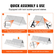 VEVOR Chicken Tunnels, 118,1 x 28 x 24,2 ιντσών (ΜxΠxΥ) Σήραγγες κοτόπουλου για αυλή, φορητές σήραγγες κοτόπουλου για εξωτερική εύκολη εγκατάσταση, κοτέτσι, κατάλληλο για κοτόπουλα, πάπιες, κουνέλια
