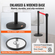 Βάλοι VEVOR Crowd Control Stand, 2-pack Crowd Control Barriers, Carbon Steel Baking Stanchion Queue Post με κόκκινη ανασυρόμενη ζώνη 11FT, διαχωριστικό γραμμής φραγμών ζώνης για έκθεση, αεροδρόμιο
