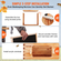 VEVOR Bee Hive Deep Box Starter Kit, 100% με επίστρωση κερί μέλισσας φυσικό ξύλο κέδρου, Κιτ κυψέλης Langstroth με 10 πλαίσια και θεμέλια, διαφανή ακρυλικά παράθυρα για αρχάριους και επαγγελματίες μελισσοκόμους