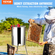VEVOR Manual Honey Extractor, 4/8 Frames Honey Spinner Extractor, Ανοξείδωτο ατσάλι μελισσοκομική εξαγωγή, κυψελωτό τύμπανο με καπάκι, φυγοκεντρικός εξοπλισμός μελισσοκομίας με βάση ρυθμιζόμενου ύψους