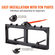 VEVOR 49&quot; Hay Spear, Bale Spears 1600lbs Loading Capacity, Skid Steer Loader Tractor Attachment with 2pcs 17,5&quot; Stabilizer Spears, Quick Attach Spike Forks