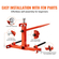 VEVOR 49&quot; Hay Spear, Bale Spears 1600lbs Loading Capacity, Three Point Hitch Tractor Attachment with 2 τμχ 17,5&quot; Stabilizer Spear, Quick Attach Spike Forks