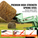 VEVOR 49&quot; Hay Spear, Bale Spears 3000lbs Loading Capacity, Skid Steer Loader Tractor Bucket Attachment with 2 τμχ 17,5&quot; Stabilizer Spears and 60&quot; Chain, Quick Attach Spike Forks