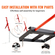 VEVOR 49&quot; Hay Spear, Bale Spears 3000lbs Loading Capacity, Skid Steer Loader Tractor Bucket Attachment with 2 τμχ 17,5&quot; Stabilizer Spears and 60&quot; Chain, Quick Attach Spike Forks