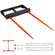 VEVOR 49&quot; Hay Spear, Bale Spears 3000lbs Loading Capacity, Skid Steer Loader Tractor Bucket Attachment with 2 τμχ 17,5&quot; Stabilizer Spears and 60&quot; Chain, Quick Attach Spike Forks