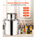 VEVOR Moonshine Still 5 Gal Water Alcohol Distiller Kit ζυθοποιίας από ανοξείδωτο χάλυβα
