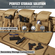 Τσάντα τυφεκίου VEVOR 36 ιντσών Tactical Double Long Gun Bag για 2 τουφέκια &amp; 2 πιστόλια