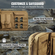 Τσάντα τυφεκίου VEVOR 42 ιντσών Tactical Double Long Gun Bag για 2 τουφέκια &amp; 2 πιστόλια