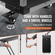 VEVOR Professional Makeup Train Case Θήκη καλλυντικής αλουμινίου, πάγκος εργασίας με πόδια στήριξης, κυλιόμενη θήκη μακιγιάζ Εξαιρετικά μεγάλο τρόλεϊ μακιγιάζ Travel Organizer, με περιστρεφόμενους τροχούς 360°, Μαύρο