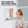 VEVOR 24&quot;x 18&quot; Whiteboard &amp; Cork Combo με πλαίσιο αλουμινίου για σχολικό σπίτι
