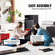 VEVOR Salon Station, Wall Mount Barber Salon Station for Hair Stylist, σετ επίπλων Beauty Spa, 1 ντουλάπι αποθήκευσης, 3 Cubbies και 2 συρτάρια (ένα που κλειδώνει), μαύρο και κόκκινο