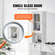 VEVOR Salon Station, Wall Mount Barber Salon Station for Hair Stylist, σετ επίπλων Beauty Spa, 1 ντουλάπι αποθήκευσης, 3 Cubbies και 2 συρτάρια (ένα που κλειδώνει), λευκό