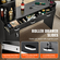 VEVOR Salon Station, Wall Mount Barber Salon Station for Hair Stylist, σετ επίπλων Beauty Spa, 1 ντουλάπι αποθήκευσης, 3 ανοιχτά Cubbies και 3 συρτάρια (Ένα που κλειδώνει), Μαύρο