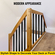 VEVOR Deck Balusters Metal Deck Spindles 16 Pack 29,5&quot; κιγκλίδωμα από κράμα αλουμινίου