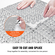 VEVOR Modular Interlocking Cushion, 50 Pack 30 x 30 cm Splicing Drinage Mats, Μαλακό PVC Πλακάκια δαπέδου αποχέτευσης, Αντιολισθητικές οπές αποστράγγισης για τουαλέτα, Μπάνιο, Κουζίνα, Πισίνα, Υγρό Χώρο, Γκρι