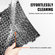 VEVOR Modular Interlocking Cushion, 55 Pack 30 x 30 cm Splicing Drinage Mats, Soft PVC Interlocking Drainage Plakas, Αντιολισθητικές οπές αποστράγγισης για τουαλέτα, μπάνιο, κουζίνα, πισίνα, υγρό, μαύρο