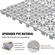 VEVOR Modular Interlocking Cushion, 55 Pack 30 x 30 cm Splicing Drinage Mats, Soft PVC Interlocking Drainage Poils δάπεδο, Αντιολισθητικές οπές αποστράγγισης για τουαλέτα, μπάνιο, κουζίνα, πισίνα, υγρό χώρο, γκρι