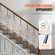 Μεταλλικά κάγκελα VEVOR Staircase, 44&#039;&#039; x 1/2&quot; Διακοσμητικές άξονες από γαλβανισμένο χάλυβα, 5 Pack S Shape Deck κιγκλίδωμα, κοίλο σατέν μαύρο σπειροειδές κιγκλίδωμα σκάλας με παπούτσια &amp; βίδες