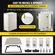 VEVOR NEMA Ατσάλινο περίβλημα, 24 x 16 x 9 \&#039;\&#039; NEMA 4X Fiberglass Electrical Box, IP66 Αδιάβροχο &amp; Αδιάβροχο, Ηλεκτρικό κουτί διακλάδωσης εξωτερικού/εσωτερικού χώρου, με πλάκα τοποθέτησης (60 x 40 x 23 cm)