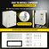Ατσάλινο περίβλημα VEVOR NEMA, 10 x 8 x 6\&#039;\&#039; NEMA 4X Steel Electrical Box, IP66 Waterproof &amp; Dustproof, Ηλεκτρικό κουτί σύνδεσης εξωτερικού/εσωτερικού χώρου, με πλάκα τοποθέτησης