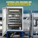 Ατσάλινο περίβλημα VEVOR NEMA, 12 x 8 x 6 \&#039;\&#039; NEMA 4X Steel Electrical Box, IP66 Waterproof &amp; Dustproof, Ηλεκτρικό κουτί σύνδεσης εξωτερικού/εσωτερικού χώρου, με πλάκα τοποθέτησης