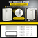 Ατσάλινο περίβλημα VEVOR NEMA, 12 x 8 x 6 \&#039;\&#039; NEMA 4X Steel Electrical Box, IP66 Waterproof &amp; Dustproof, Ηλεκτρικό κουτί σύνδεσης εξωτερικού/εσωτερικού χώρου, με πλάκα τοποθέτησης