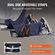 VEVOR Concrete Knee Boards από ανοξείδωτο χάλυβα, 28&#039;&#039; x 8&#039;&#039; Concrete Sliders, Knee Boards for Concrete, Concrete Knee Pads Pair Moving Sliders, με ιμάντες σανίδας για τσιμέντο και φινίρισμα από σκυρόδεμα