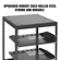 VEVOR 12U Open Frame Server Rack, Ρυθμιζόμενο βάθος 15&#039;&#039;-40&#039;&#039;, Free Standing ή Wall Mount Network Server Rack, 4 Post AV Rack με Casters, Συγκρατεί όλο τον εξοπλισμό πληροφορικής δικτύωσης σας Μόντεμ AV Gear Router