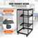 VEVOR 20U Open Frame Server Rack, Ρυθμιζόμενο βάθος 15&#039;&#039;-40&#039;&#039;, Free Standing ή Wall Mount Network Server Rack, 4 Post AV Rack με Casters, Χωράει όλο τον εξοπλισμό πληροφορικής δικτύωσης σας Μόντεμ AV Gear Router