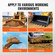 VEVOR Bucket Tooth Bar, 66&#039;&#039;, Heavy Duty Tractor Bucket 8 Teeth Bar for Loader Tractor Skidsteer, 4560 lbs Load-Bearing Capacity Bolt On Design, για αποτελεσματική εκσκαφή εδάφους και προστασία του κάδου