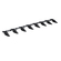 VEVOR Bucket Tooth Bar, 66&#039;&#039;, Heavy Duty Tractor Bucket 8 Teeth Bar for Loader Tractor Skidsteer, 4560 lbs Load-Bearing Capacity Bolt On Design, για αποτελεσματική εκσκαφή εδάφους και προστασία του κάδου