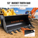 VEVOR Bucket Tooth Bar, 53&#039;&#039;, Heavy Duty Bucket Tractor Teeth Bar for Sub-Compact Tractor Loader, φέρουσα ικανότητα 4560 lbs, Ταιριάζει σε άκρες κοπής κάδου μεγέθους 1/2&quot; ή λιγότερο χωρίς να απαιτείται διάτρηση