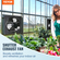 VEVOR Shutter Exhaust Fan Shop Εξάτμιση ανεμιστήρα 406 mm Τηλεχειριστήριο Επίτοιχη βάση EC