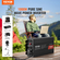 VEVOR Pure Sine Wave Power Inverter 1000W DC12V to AC230V Τηλεχειριστήριο CE FCC