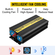 VEVOR Pure Sine Wave Inverter 2500W Power Inverter DC 12V AC 230V, Μετατροπέας αυτοκινήτου Θύρα USB Τηλεχειριστήριο οθόνης LCD, Προστασία ασφαλείας, Μετατροπέας ισχύος για φορτηγά RV σκάφη και έκτακτη ανάγκη