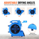 VEVOR Floor Blower 1250 RPM 2600 CFM Air Mover με 4 γωνίες φυσήματος 3 ταχυτήτων