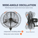 VEVOR 24&quot; ταλαντευόμενος ανεμιστήρας τοίχου Mist Metal 3 Ταχύτητες 115W