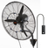 VEVOR 24&quot; ταλαντευόμενος ανεμιστήρας τοίχου Mist Metal 3 Ταχύτητες 115W