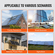 VEVOR Solar Grid Tie Micro Inverter 800W Αδιάβροχο IP67, Solar Micro Inverter Remote Monitoring μέσω εφαρμογής και WIFI